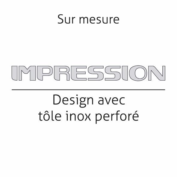 logo Alu carré Impression
